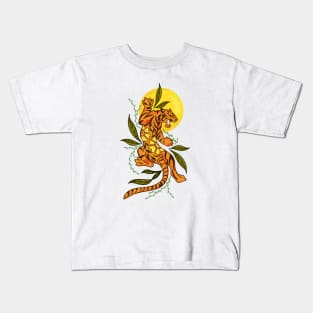 Tiger the Warrior of jungle Kids T-Shirt